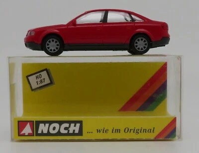 Rara NOCH Rietze Ho 1/87 Audi A6 Rosso Carmine #18020 IN Box - Immagine 1 di 4