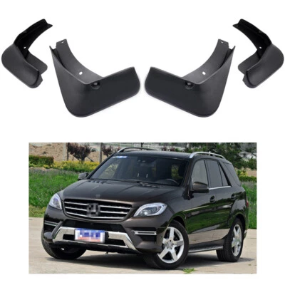 1Set Car Mudflaps Splash Guards Mudguard Fender for 2012-2016 Mercedes-Benz ML — 第 1/4 张图片