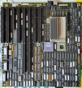 Scheda madre Intel 303 full size i386-DX33 vintage super rara serie 386 - Foto 1 di 7