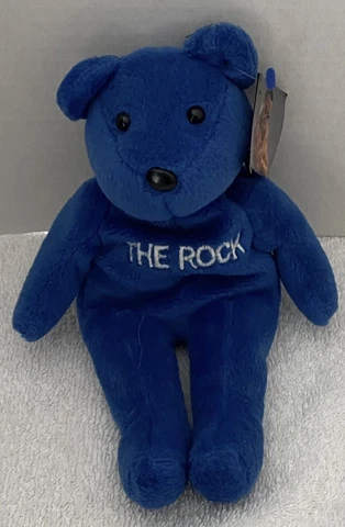 WWF (WWE): Attitude Bears, The Rock 1999 "Smell what The Rock is cooking" BN Fr Cover