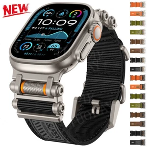 Correa de metal de nailon para Apple Watch iWatch Series 10 9 8 7 6 5 4 3 SE Ultra 2 - Imagen 1 de 80