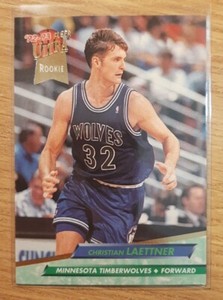 1992-93 FLEER ULTRA CHRISTIAN LAETTNER ROOKIE #304 MINNESOTA TIMBERWOLVES