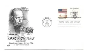 1845 2c Igor Stravinsky ArtCraft FDC - Picture 1 of 1