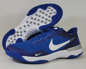 Nike Alpha Huarache Elite 3 Turf Baseball Shoes Men’s Size 10.5 Blue CK0748-401 - Picture 1 of 11