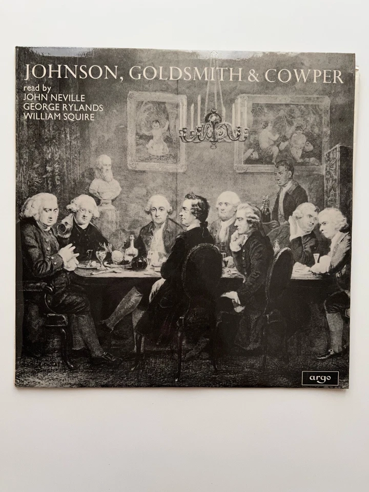 Johnson Goldsmith Cowper Neville Rylands Squire LP Argo Mono EX Import Poetry - Image 1 of 4