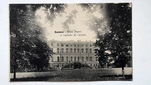 SANTENA TORINO - CARTOLINA - GRAN PARCO E CASTELLO DI CAVOUR -4+ - Imagen 1 de 2