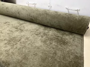 KHAKI VELVET FABRIC UPHOLSTERY SOFA CURTAIN MATERIAL 140cm plush by Next - Picture 1 of 7