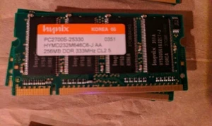 Hynix 256MB DDR 333MHz CL2.5 PC2700S-25330 - Picture 1 of 1