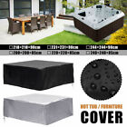 Hot Tub Cover Guard Cap Anti-UV Anticorrosive Square Spa Cover Protect 6 Sizes