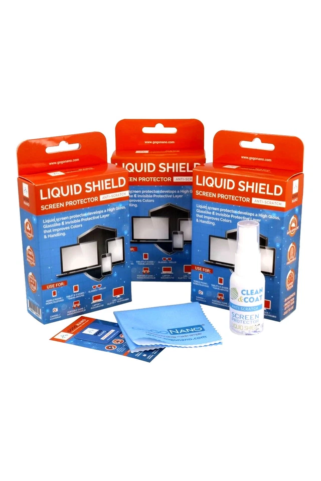 Liquid Glass Screen Protector Nano for Cell Phones Invisible Universal Film LCD - Image 1 of 4