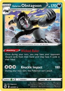 Galarian Obstagoon - Champion's Path - 037/073 - Pokemon TCG - LP - Holo Raro - Imagen 1 de 1