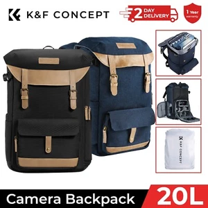 K&F Concept Large Capacity Camera Bag DSLR Backpack for Photographers Waterproof - Picture 1 of 45