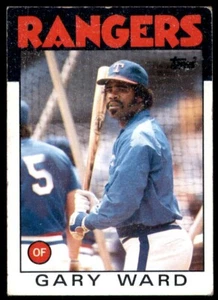 1986 Topps Baseball #105 Gary Ward - Bild 1 von 2