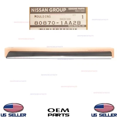 Moldura de puerta delantera genuina inferior derecha lado del pasajero OEM MURANO 2009-2014 Foto 1 de 4