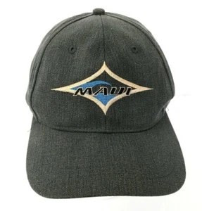 Hawaiian Headgear MAUI Cap Adjustable Leather Strap Buckle Back Hat Gray - Picture 1 of 7