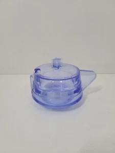 Vtg Alfio Di Bella Architect Design Italy Blue Covered Sugar Or Creamer Bowl Cup - Picture 1 of 8