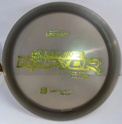 Discraft First Run Z Captain's Raptor Color shift  173-174g Clear Green tint New - Image 1 of 4