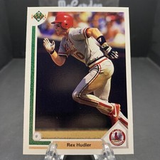1991 Upper Deck Rex Hudler #482 St. Louis Cardinals