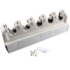 Kitchen Tool Organizer! 1 PC Wall Mount Mop Holder 5 Position with 6 Hooks New