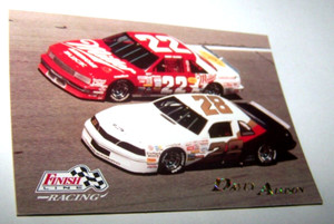 1993 Pro Set Finish Line Davey Allison Bobby Allison #4 of 15