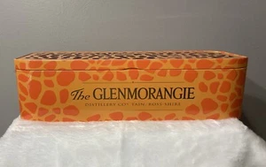 Glenmorangie Bottle Scotch Whiskey Giraffe TinBox Collectible Empty Bar Booze - Picture 1 of 4