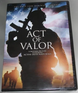 Act of Valor (DVD) Marke mit aktivem Dienst marineblaue Siegel GUC - Bild 1 von 2