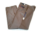 Men's Croft & Barrow Flat Front Easy Care Khaki Pants Size 34 X 34 New
