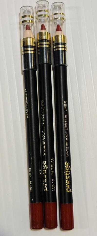 Prestige WaterProof Lipstick - Liner LW13 Paprika Lot Of 3 - Image 1 of 1