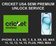 Cricket USA, iPhone 11, 12, 13, 14, 15, Pro, Max, Factory Unlock, Semi Premium