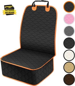 Front Dog Seat Cover, Waterproof Car Seat Covers for Dogs Nonslip Scratch-Proof - Picture 1 of 7