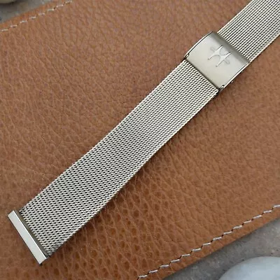 Vintage Hamilton 20mm Admiral Yellow Gold rgp Classic Mesh nos Unused Watch Band - Image 1 of 4