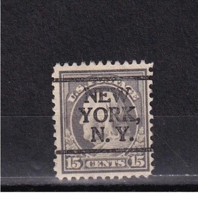 1917 U.S # 514 15c Benjamin Franklin Stamp Precancelled MNH VF Pref 11 Lot 426 - Picture 1 of 2