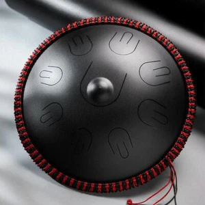 Handpan Mini Steel Tongue Drum 14" 9-Note Professional D Minor Hluru - Picture 1 of 9