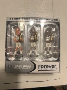 SAN ANTONIO SPURS 2003 NBA Finals Champions Mini Trophy 3” Bobblehead  - Picture 1 of 2