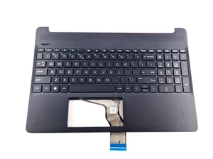 Repose-poignets HP 15s-fq 15s-eq avec clavier US sans rétroéclairage original... - Afbeelding 1 van 10