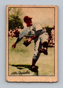 1952 Berk Ross Allie Reynolds GD-VG Vintage Baseball Card - Picture 1 of 2