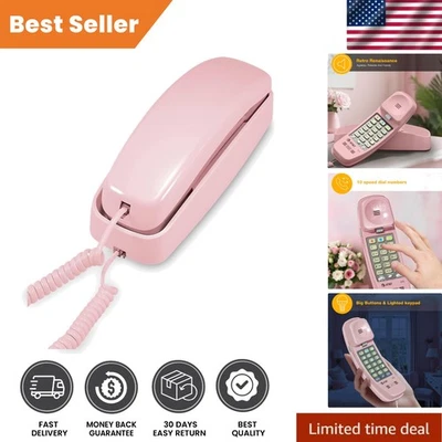 Vintage-inspired TRIMLINE 210 Princess Phone - Corded with Mute & Volume Control - Image 1 of 4