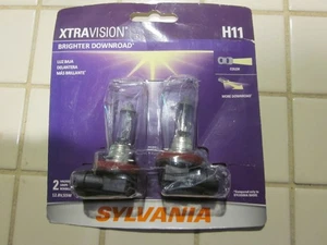 Headlight Bulb-Base Sylvania H11XV.BP2 New 2 Bulbs Sealed Packaging - Foto 1 di 5