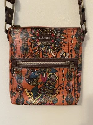 Bolso Bandolera Sakroots Estampado Floral Pequeño NUEVO Foto 1 de 4