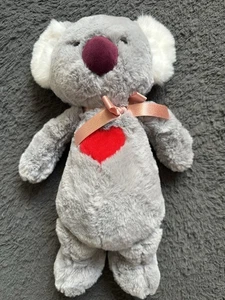 Koala Bear Plush Gray Heart World’s Softest Plush Stuffed Animal 15” Red Hearts - Picture 1 of 6