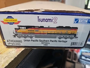 ATHEARN ATHG 68885 SD70ACE SOUTHERN PACIFIC ROAD NUMBER SP 1996 TSUNAMI 2 SOUND - Picture 1 of 11