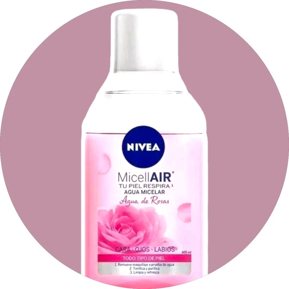 NIVEA MICELLAR AGUA DE ROSAS/ROSE WATER MICELLAR WATER/REMOVES WATERPROOF MAKEUP - Image 1 of 1