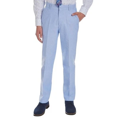 Tommy Hilfiger Provenza Azul Algodón Clásico Oxford Vestido Pantalones Niños 8 Foto 1 de 4