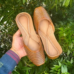 UK Salwar Kameez Wedding Flats for Women Loafers Indian Flats Ballet Shoes SS550 - Picture 1 of 5