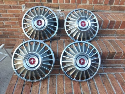 Set Of Four 1967 Ford Mustang Hubcaps Wheel Covers  Center Cap 14”  - Image 1 of 4