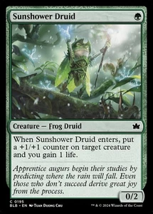Sunshower Druid Foil (195) Bloomburrow BLB MTG Magic - Picture 1 of 1