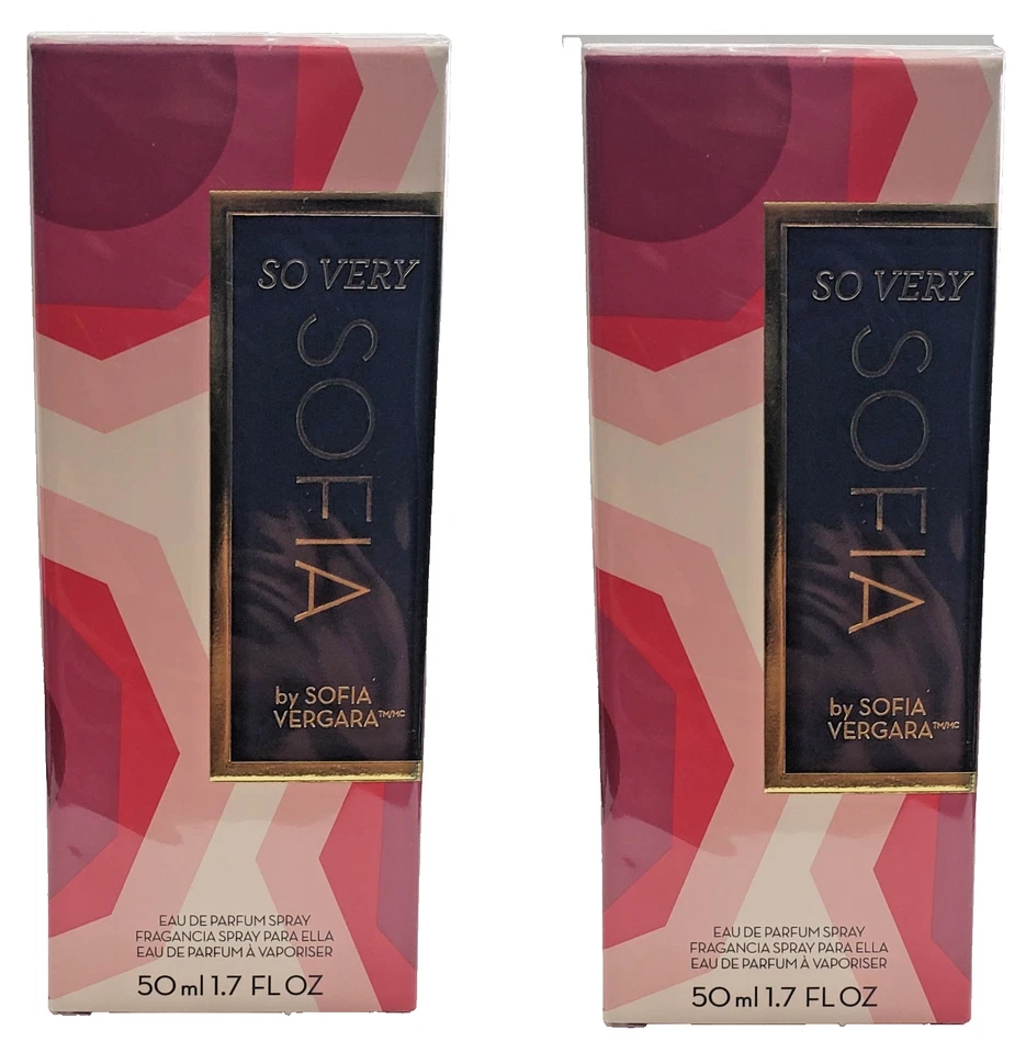 PACK OF 2 NEW So very Sofia by Sofia Vergara EDP Spray 1.7Oz / 50ml - Image 1 of 1