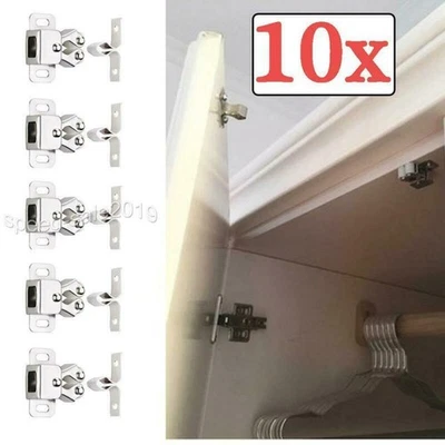 10x Doppel Rollenschnäpper Schnappverschluss Kleiderschrank Möbelschnäpper DHL - Bild 1 von 4