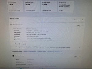 Asus PN41 S1 Mini Desktop con SSD 256gb, 8GB RAM, Windows 11 Pro, Ufficio casa - Foto 1 di 4