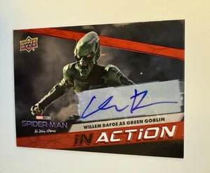 Willem DaFoe Auto Green Goblin In Action Marvel Spider-Man No Way Home IA-1 - Picture 1 of 2
